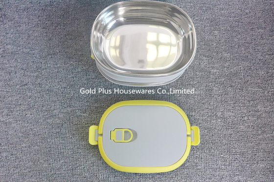 Stackable PP Plastic Food Container Leakproof With 2 Layers